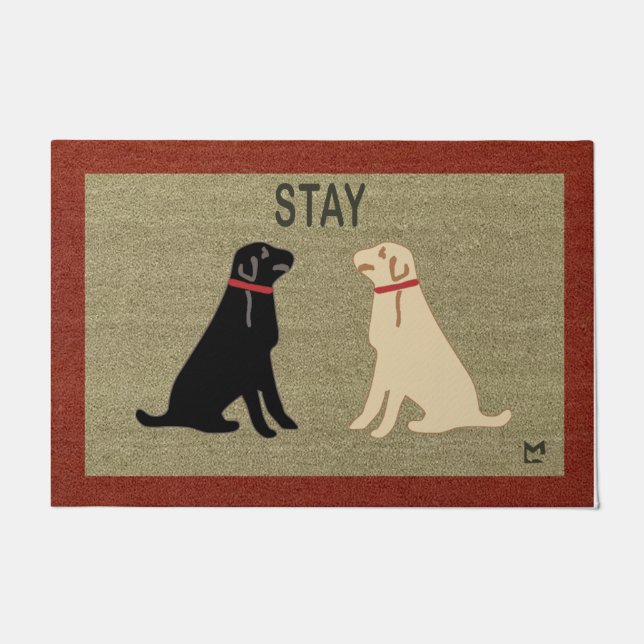 Funny Dog Doormat, Gift for Hondenliefhebber Welco Deurmat (Voorkant)