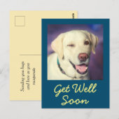 Funny Dog en Aanmoediging krijgen goed Briefkaart (Voorkant / Achterkant)