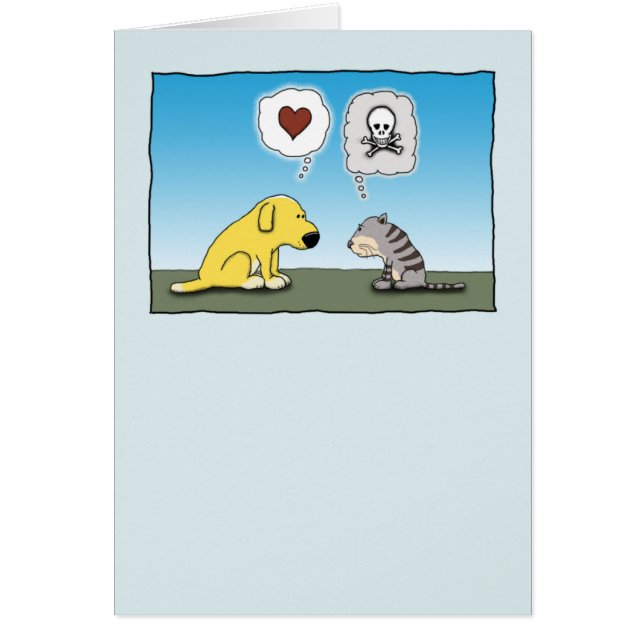 Funny Dog en Cat Love and Hate (Voorkant)