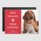 Funny Dog en Cat met foto | Kerstfeestdag (Voorkant / Achterkant)