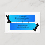 Funny Dog en Cat Visitekaartje (Achterkant)