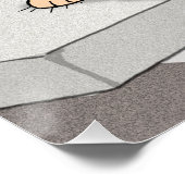 Funny Dog en Chicken Poster (Hoek)