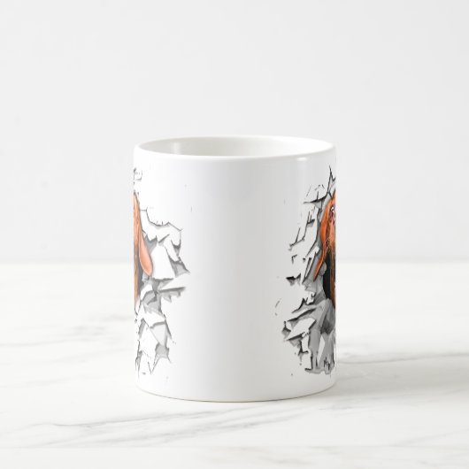 Funny dog face mok (Center)