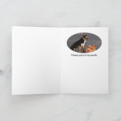 Funny Dog Fitness Pizza Kaart (Binnen)