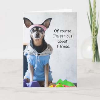 Funny Dog Fitness Pizza Kaart