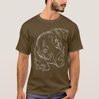Funny Dog Flat Coated Retriever T-shirt