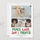 Funny Dog Foto Feestdagenkaart (Voorkant)