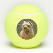 Funny Dog Foto Tennisballen (Achterkant)