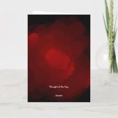 Funny dog gedachte kaart (Achterkant)