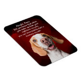Funny dog-gedachte magnet magneet (Rechterzijde)