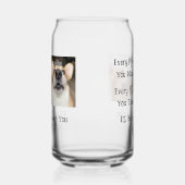 Funny Dog Gezegde 2 foto's Blikvorm Glas (Rechts)