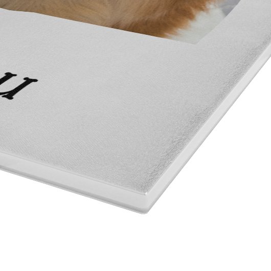 Funny Dog Gezegde Foto Snijplank (Hoek)