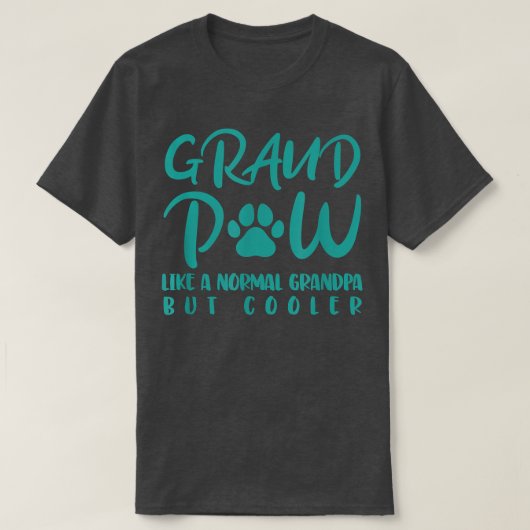 Funny Dog Gezegde Grand Paw  T-shirt (Design voorkant)