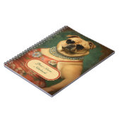  Funny Dog Glam Lady Spiral Notitieboek (Linkerzijde)