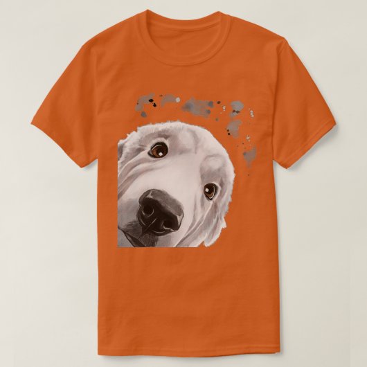 Funny Dog Great Pyrenees T-shirt (Design voorkant)