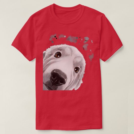 Funny Dog Great Pyrenees T-shirt (Design voorkant)