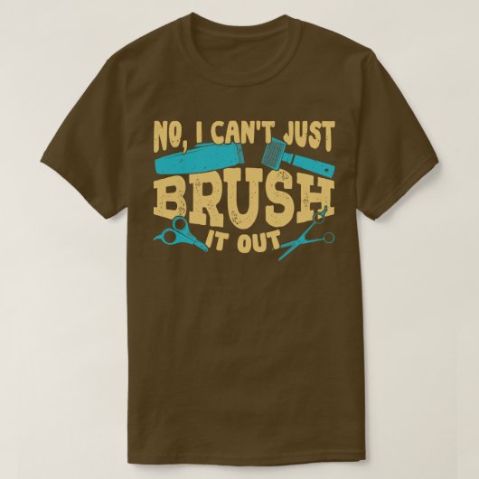Funny Dog Groomer Gift T-shirt (Design voorkant)