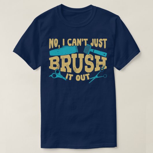 Funny Dog Groomer Gift T-shirt (Design voorkant)