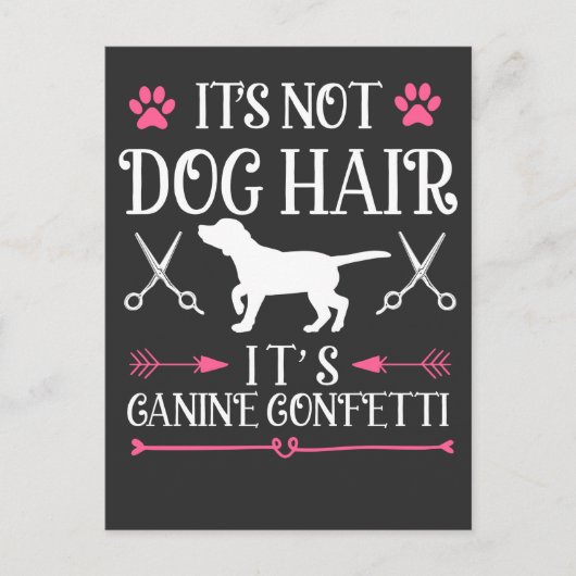 Funny Dog Groomer Quote Canine Puppy Grooming Briefkaart (Voorkant)
