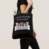 Funny Dog Groomer Quote Pet Puppy Grooming Love Tote Bag (Dichtbij)