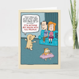 Funny Dog haat alle regels van gisteren Kaart
