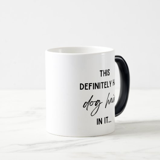Funny Dog Hair Mok (Voorkant rechts)