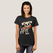 Funny Dog Halloween Skeleton Costume Soky Season  T-shirt (Voorkant volledig)