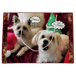 Funny Dog Holiday kerstcadeau Groot Cadeauzakje