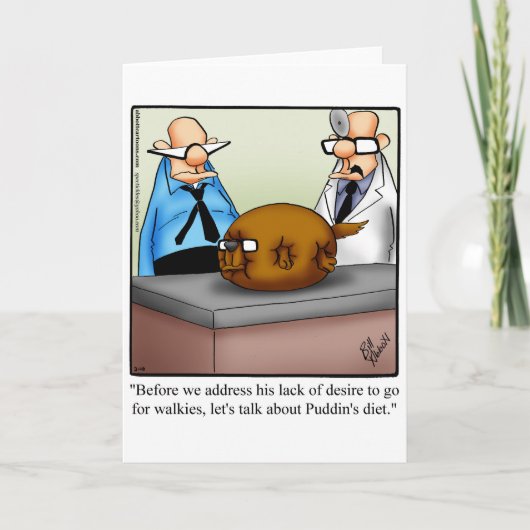 Funny Dog Humor Blank Wenskaart Spectickles Kaart (Voorkant)