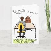 Funny dog illustratie nieuwe bankkaart kaart (Voorkant)