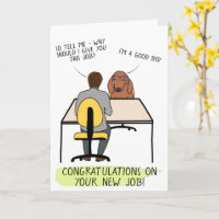Funny dog illustratie nieuwe bankkaart