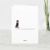 Funny Dog It Was Ruff Afstuderen Gefeliciteerd Kaart (Achterkant)