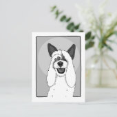 Funny Dog IV Briefkaart (Staand voorkant)