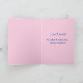 Funny Dog - Jezus stierf dus Dog kan paashaas zijn Kaart (Binnen)