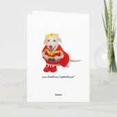 Funny Dog Kaart (Achterkant)