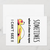 Funny dog kaart (Voorkant / Achterkant)