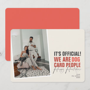 Funny Dog Kaart voor Kerstmis Ivory Happy Howliday