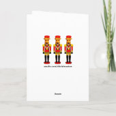 Funny Dog Kerstmis Feestdagen Kaart (Achterkant)