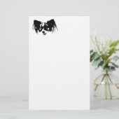 Funny dog kop briefpapier (Staand voorkant)