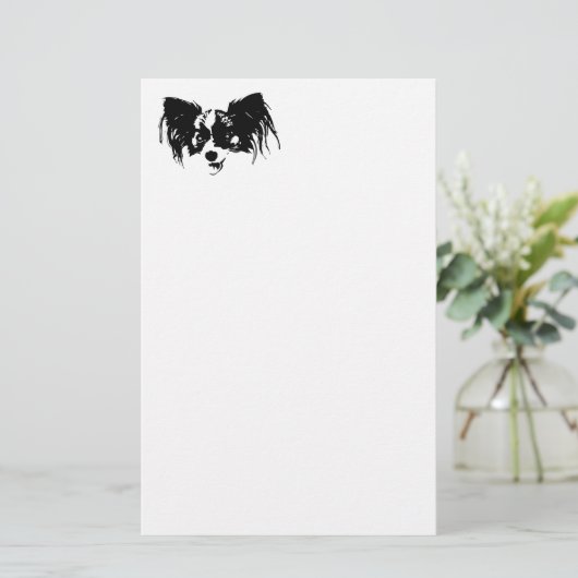 Funny dog kop briefpapier (Staand voorkant)