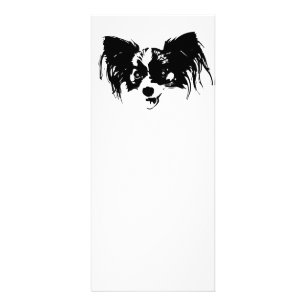 Funny dog kop reclamekaart