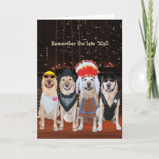 Funny Dog/Lab Card Spoof Kaart (Voorkant)