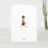 Funny Dog/Lab Kaart voor Funny Dad (Achterkant)