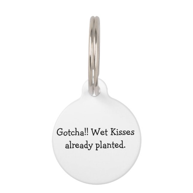 Funny Dog Label, identificatie Huisdierpenning (Voorkant)