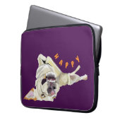 Funny Dog Laptop Hoesje Sleeve (Voorkant Links)