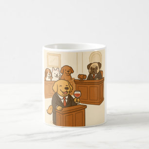 Funny Dog Lawyer Koffiemok
