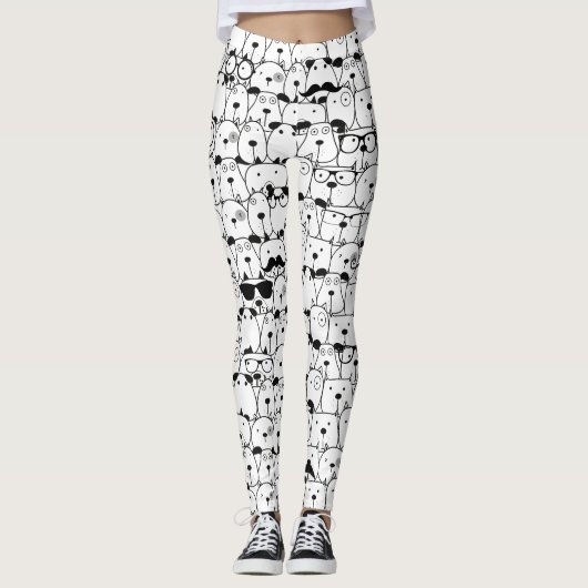 Funny Dog Leggings (Voorkant)