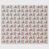 Funny Dog Lover Australian Shepherd Kerstmis Cadeaupapier (Vlak)