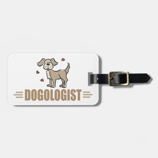 Funny Dog Lover Bagagelabel (Voorkant horizontaal)