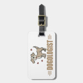 Funny Dog Lover Bagagelabel (Voorkant verticaal)